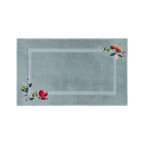 Toalha de Piso Eaux Algodão Egípcio Yves Delorme Azul 55 x 90cm