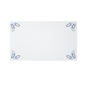 Toalha de Piso Taormina Yves Delorme Branco 55 x 90 cm