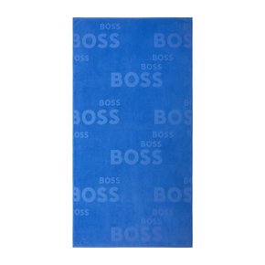 Toalha de Praia Coast Algodão Turco Boss Home Azul 1,00x1,80m
