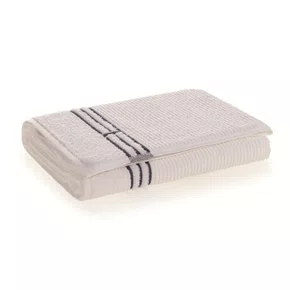 Toalha De Praia Isola Trussardi Branco e Marino 86cm x 160cm