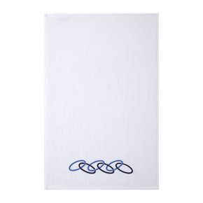 Toalha de Visita Taormina Yves Delorme Branco 45 x 70 cm