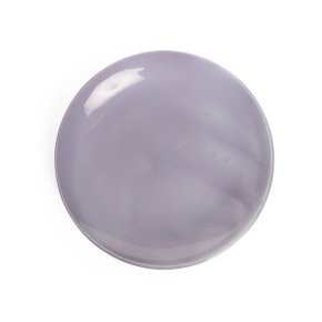 Travessa Baixa Em Vidro Lavanda 26 cm