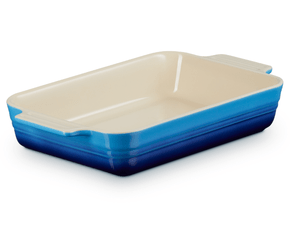 Travessa de Cerâmica Retangular Classic Le Creuset Azure Blue 25