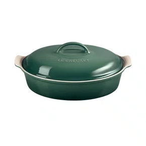 Travessa Oval com Tampa Heritage Le Creuset Artichaut 3,8 Litros