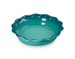 Travessa para Torta Heritage Le Creuset Bleu Riviera 23 cm