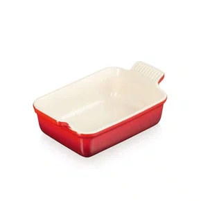 Travessa Retangular Heritage Le Creuset Vermelho 19 cm