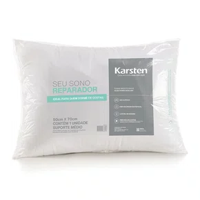 Travesseiro Suporte Médio Karsten 50 x 70 cm