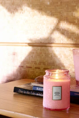 Vale Pote Vidro G Relevo Napoli Passion Fruit Voluspa 100 Horas