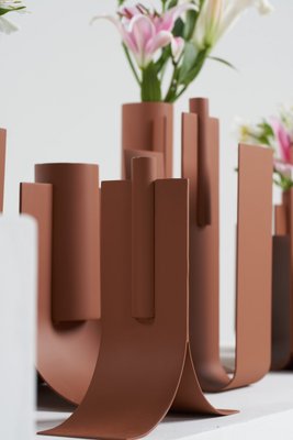 Vaso Col Ramalhete N.1 Baixo Terracota Iludi Design 27cm