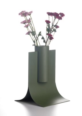 Vaso Col Ramalhete N.2 Baixo Verde Iludi Design 27cm