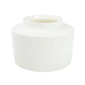 Vaso de Cerâmica G Lucatti Branco 17 x 21 cm