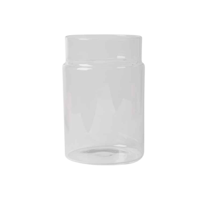 Vaso de Mesa em Vidro Manu Fisch 16 x 22 cm