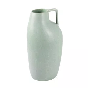 Vaso em Cerâmica G Lucatti Verde 40 x 19 cm