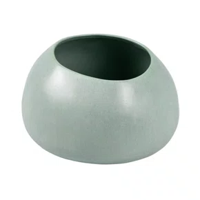 Vaso em Cerâmica P Lucatti Verde 13 x 18 cm