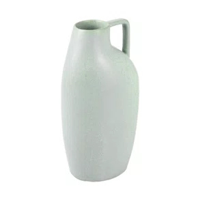 Vaso em Cerâmica P Lucatti Verde 31 x 14 cm