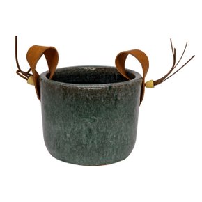 Vaso Mikonos P Antica Verde 22 x 25 cm