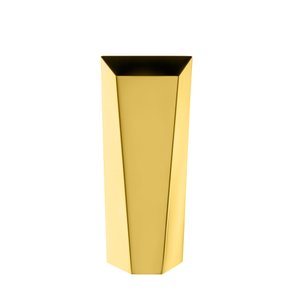 Vaso Origami Studio Riva Ouro
