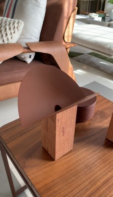 Vaso P Cangaço Iludi Design Terracota / Natural