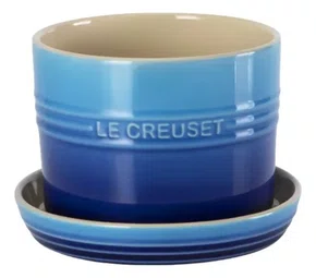 Vaso para Ervas com Bandeja Le Creuset Azure Blue 14 cm