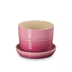 Vaso para Ervas com Bandeja Le Creuset Rose Quartz 14 cm