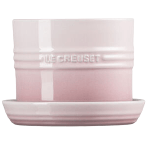 Vaso Para Ervas Com Bandeja Le Creuset Shell Pink 14 cm