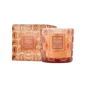 Vela Copo Vidro Clássico Spiced Pumpkin Latte Voluspa 60 Horas