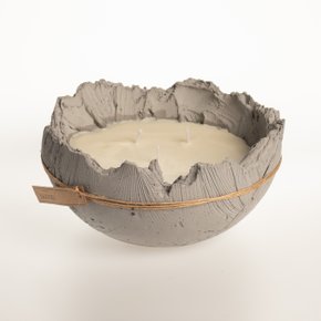 Vela Em Bowl G Concreto Grafite Labonni 22 x 11 cm