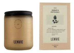 Vela Perfumada Urban Lenvie Âmbar & Patchouli 190 g