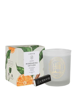 Vela Perfumada Mandarina Ceylon Lenvie 210g