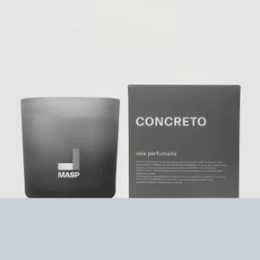 Vela Perfumada Masp Lenvie Concreto 170 g
