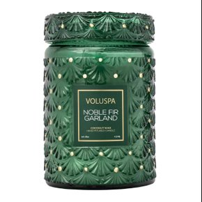 Vela Pote Vidro G 100H Noble Fir Garland Voluspa