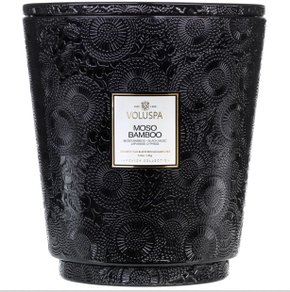 Vela Pote Vidro Moso Bamboo Voluspa 250 Horas