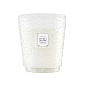Vela Pote Vidro 5 Pavios Vanilla Sunday Voluspa 250 Horas