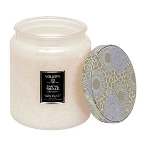 Vela Pote Vidro Luxe 140H Santal Vanille Voluspa