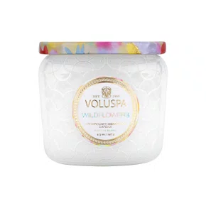 Vela Pote Vidro Wildflowers Voluspa 35 Horas