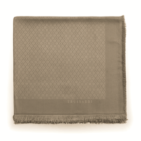 Xale Essenza Viscose Trussardi Nocciola 1,45 x 1,45 m