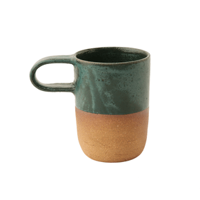 Xícara Cone em Cerâmica Luli Ateliê Verde 5 x 7 cm Xícara Cone em Cerâmica Luli Ateliê Verde 5 x 7 cm