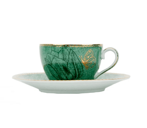 Xícara de Café com Pires Spring to Life Pip Studio Verde