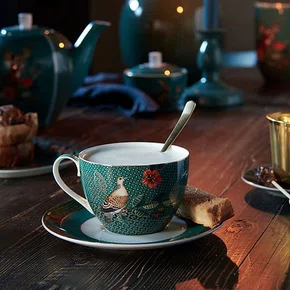 Xícara de Chá com Pires Dove Winter Wonderland Pip Studio Verde