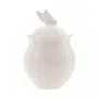 Açucareiro De Porcelana Butterfly Flowers Lyor