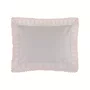 Almofada Bella 300 Fios Trusardi Branco e Soft Nude 30cm x 40cm