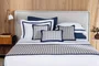 Almofada Canti Tricot Trussardi Azul 40cm x 40cm