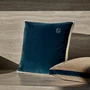 Almofada em Veludo B Velvet Boss Home Azul 43 x 43 cm