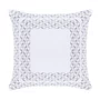 Almofada Lumina Branco/Cinza Buddemeyer Luxus 45x45cm