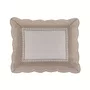 Almofada Martorana 300 Fios Trussardi Branco e Legno 30cm x 40cm