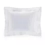 Almofada Messina 1000 Fios Trussardi Branco e Branco 30cm x 40cm