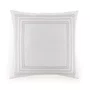 Almofada Rienzo 300 Fios Egípcio Trussardi Branco/Nocciola 45 x 45 cm