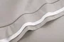 Almofada Valverde 300 Fios Trussardi Marmo e Branco 35cm x 70cm