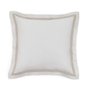 Almofada Vercelli 300 Fios Trussardi Branco/Rose 30 x 40 cm