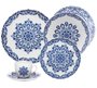 Aparelho de Jantar 30 Peças Blue Indian Oxford 
